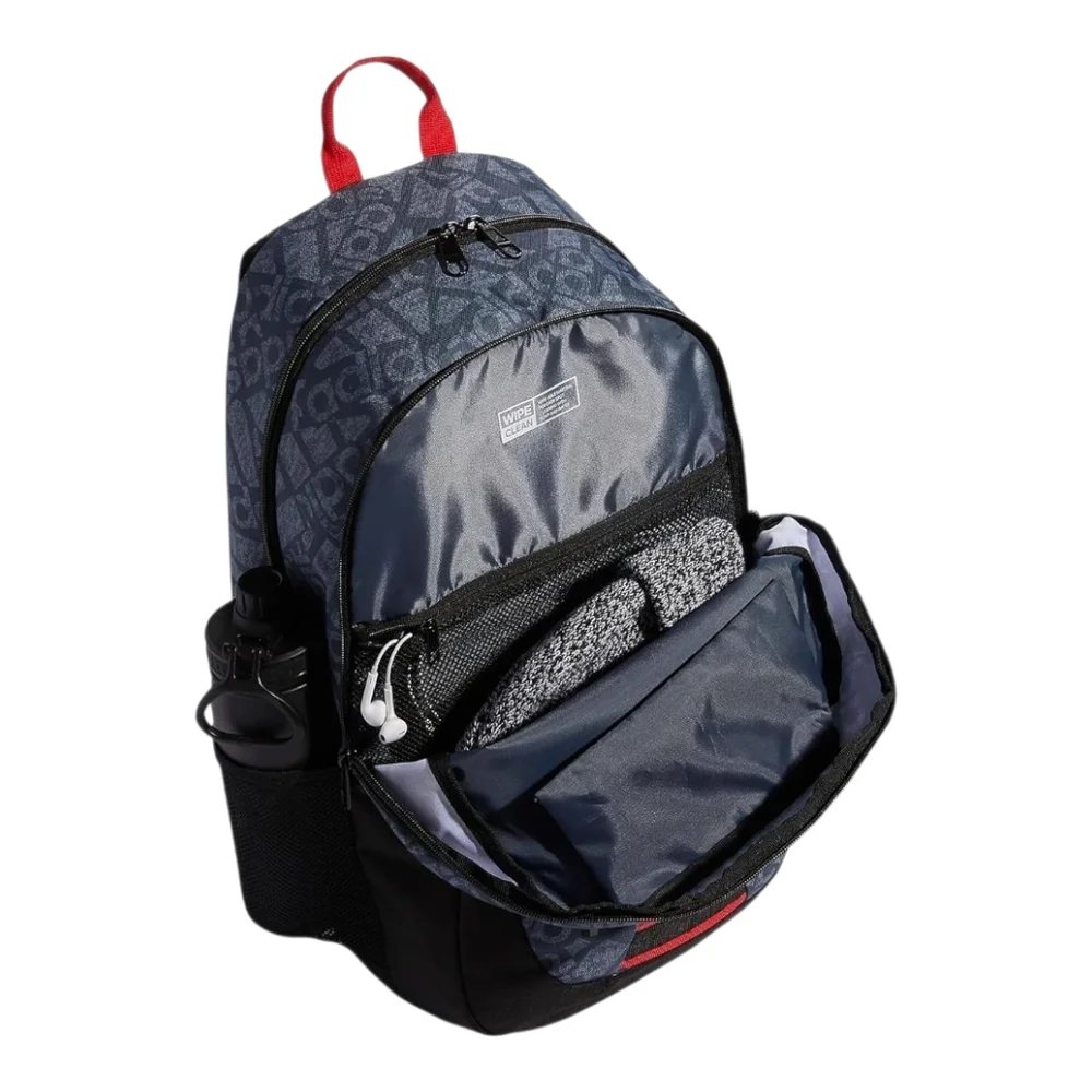 Adidas Young Creator Backpack Men OS Navy Blue New Logo Print School Bag